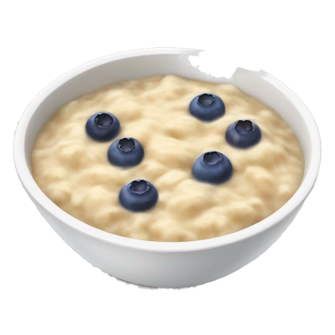 Porridge with blueberries  sticker