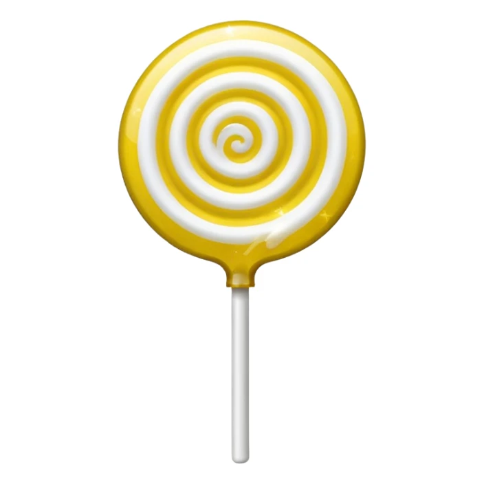 glitter toxic white lollypop 
 sticker