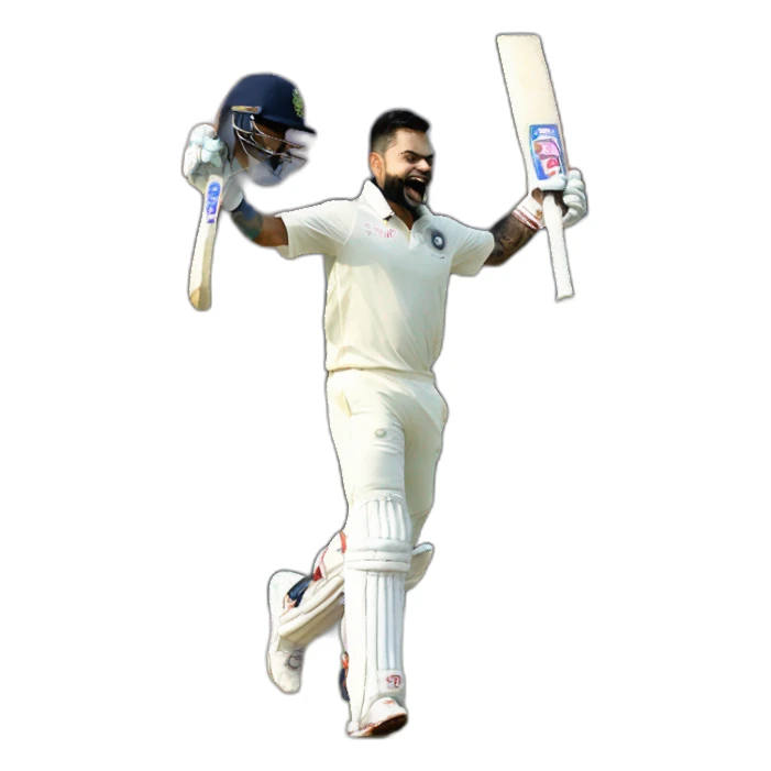Virat Kohli century celebration sticker