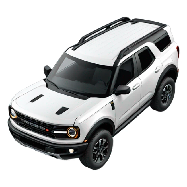 Ford bronco sport white sticker