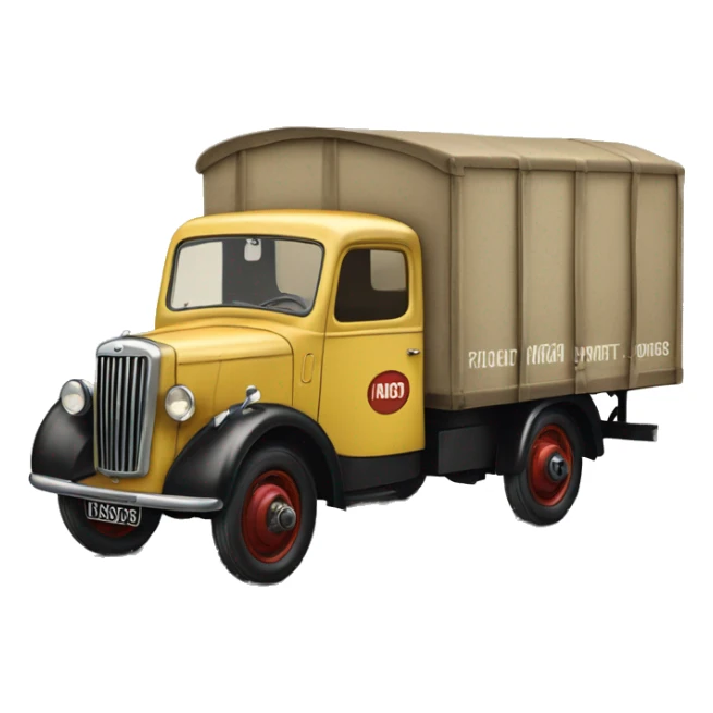 1950 Jowett Bradford removals lorry  sticker