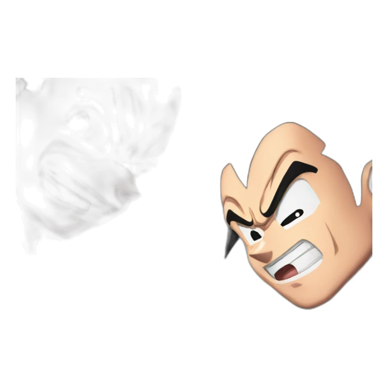 Goku drink beer with vegeta sticker