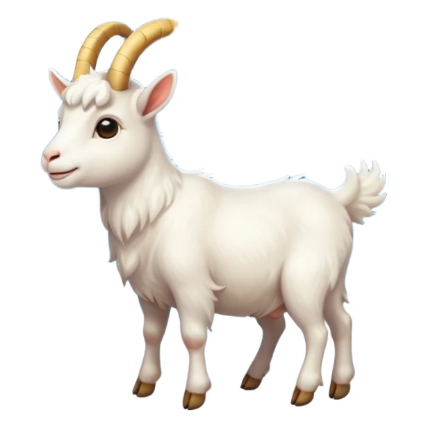 goat ascending to heaven sticker