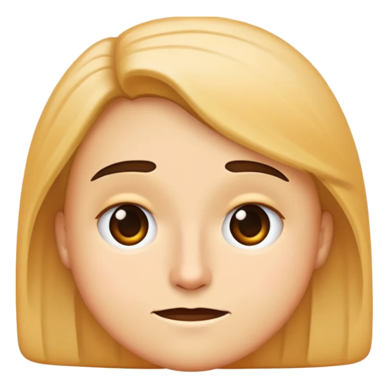 🙂—Slightly Smiling Face combined with 😒 — Unamused Face sticker