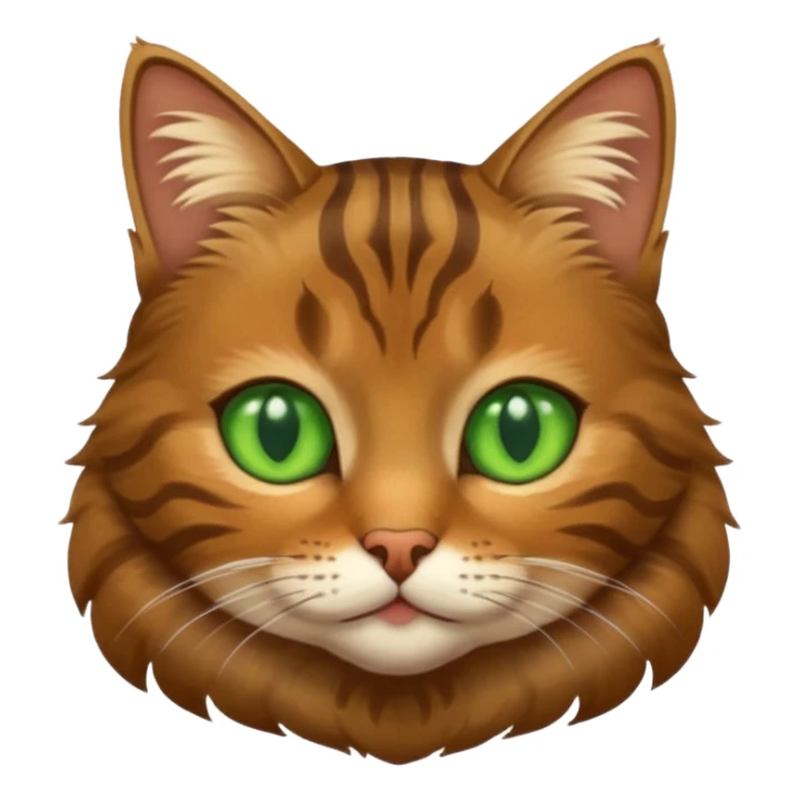 A european cat brown sticker