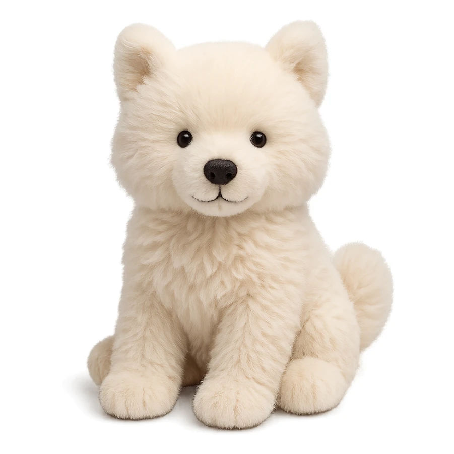 jellycat stuffed plush samoyed puppy sticker