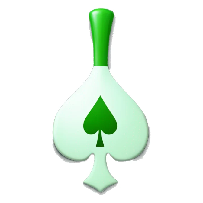 Ace of green spade  sticker