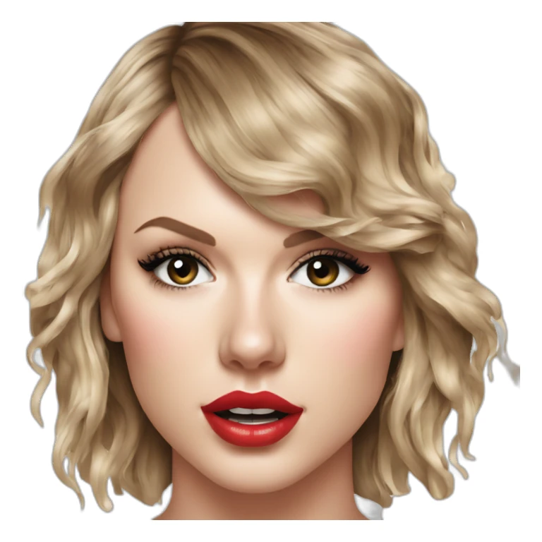 taylor-swift-selfie-milk-on-face-dripping sticker
