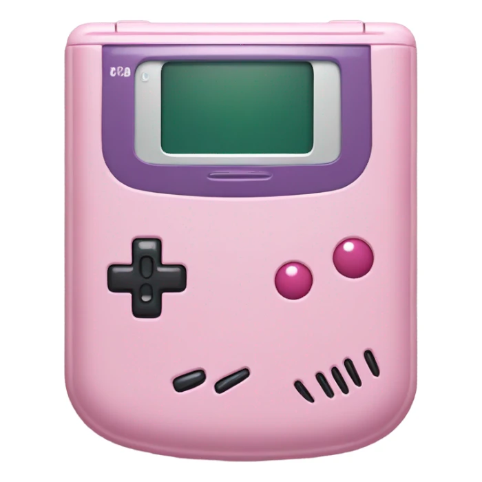 gameboy with Kirby eyes sticker