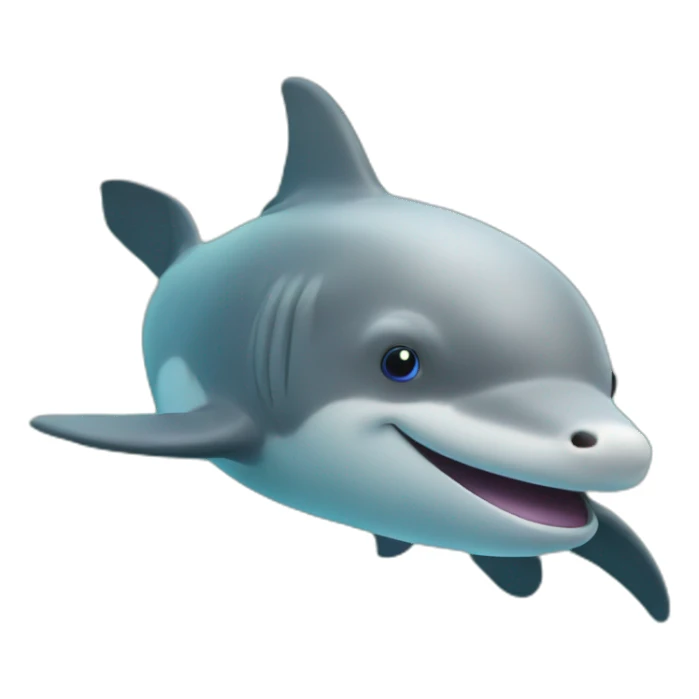 Daulphin in the sea sticker