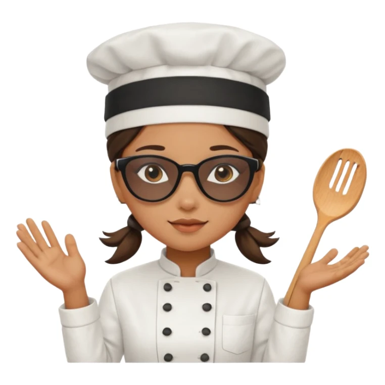 girl Chef with sunglasses sticker