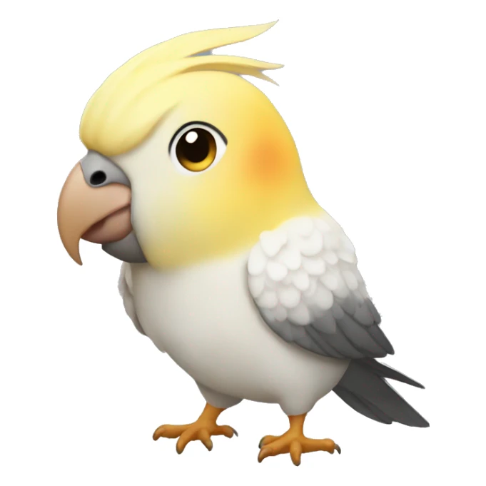 cockatiel lutino sticker