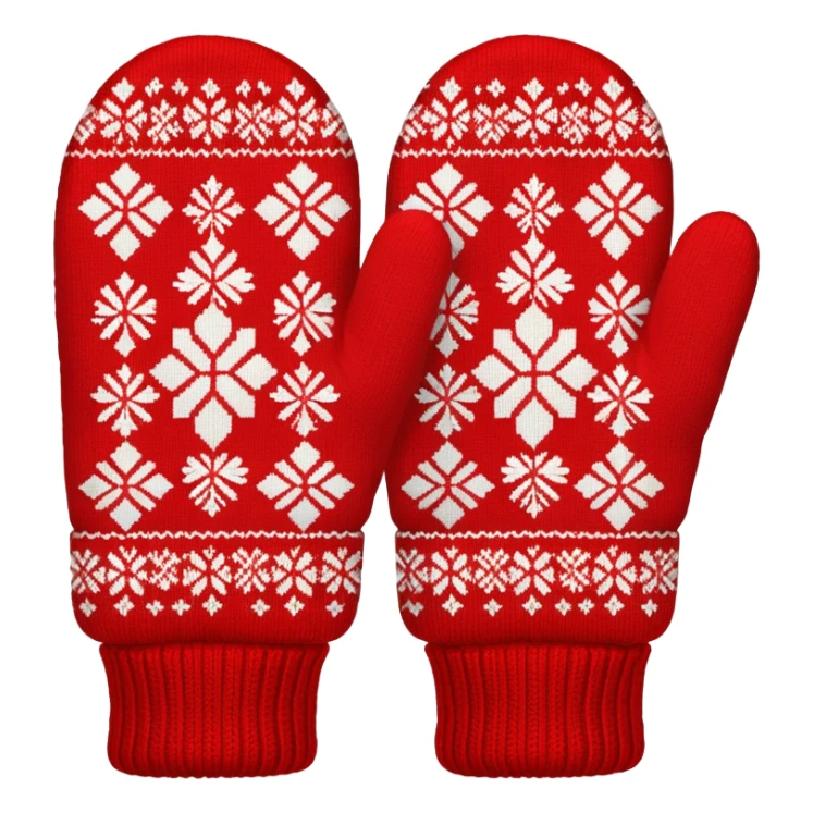 norwegian knit mittens selbu sticker