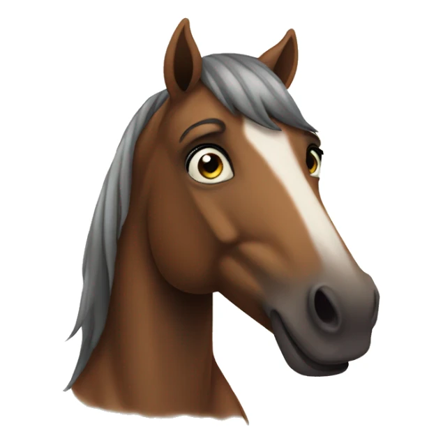 Horse staring into your soul  sticker
