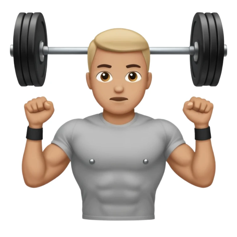 chest press with t shirt sticker