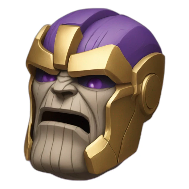 thanos heart sign sticker