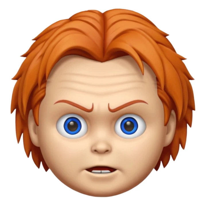 Un emojin de chuky sticker