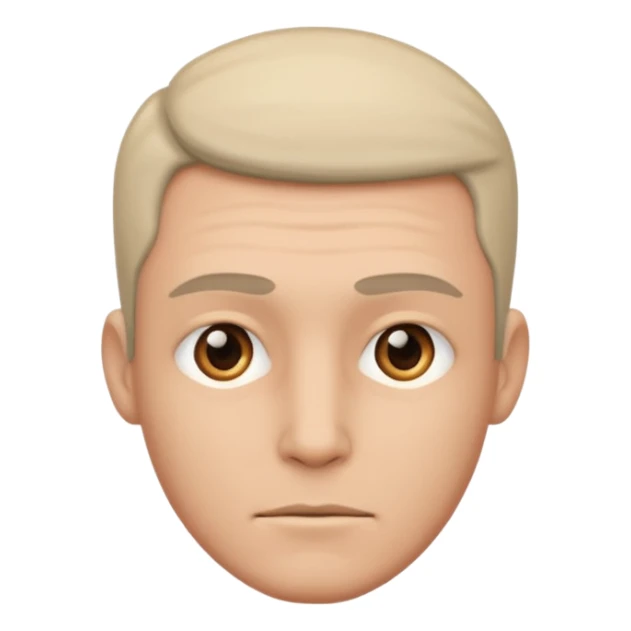 cool male head photos sticker