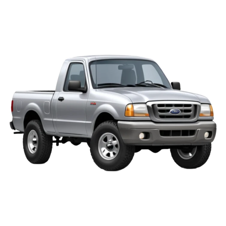 silver 2003 Ford Ranger pickup truck sticker