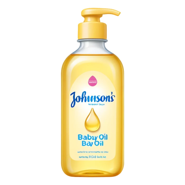 jonsons baby oil sticker