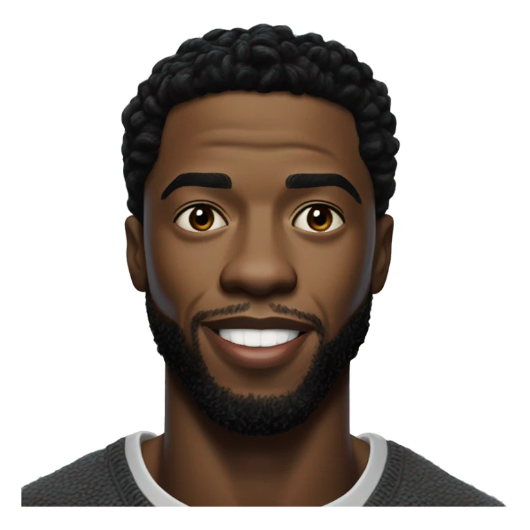 chadwick boseman in real lif sticker