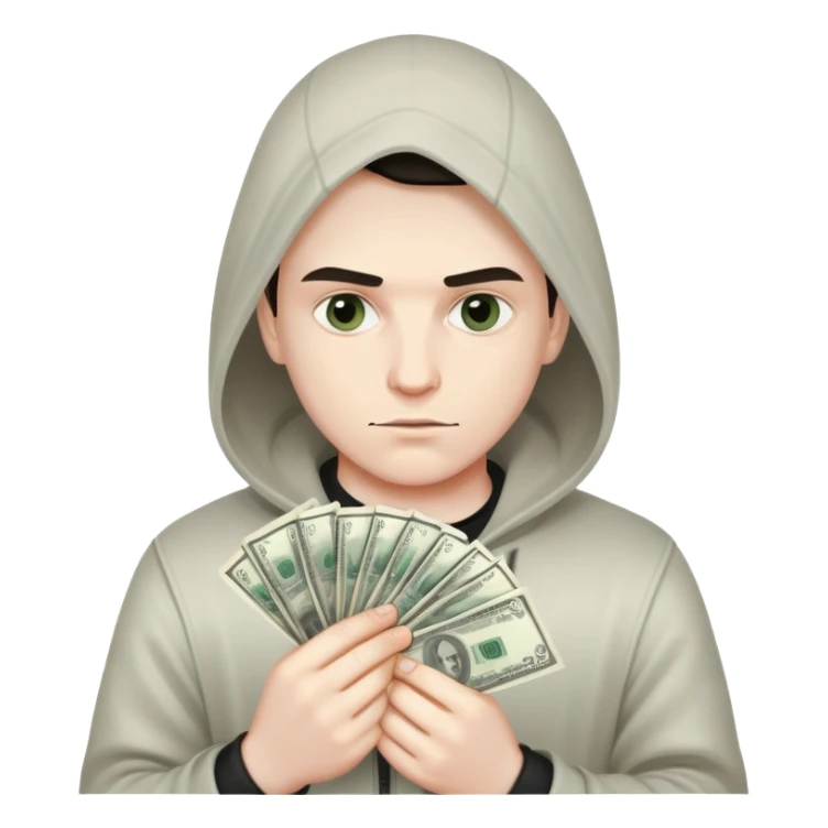 Russian hackers in money  sticker