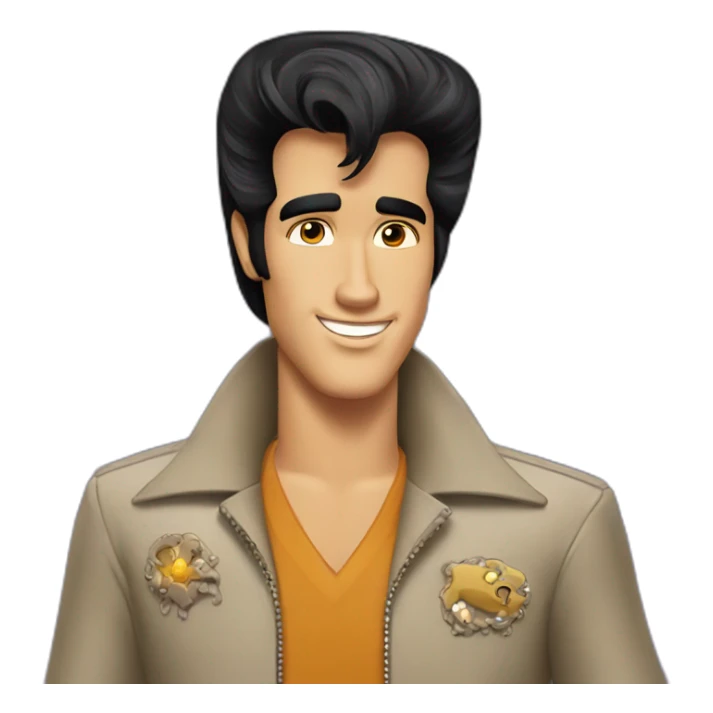 Elvis Presley but it’s Scooby Doo sticker
