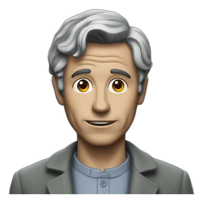 Norman bates qui mange des frites sticker