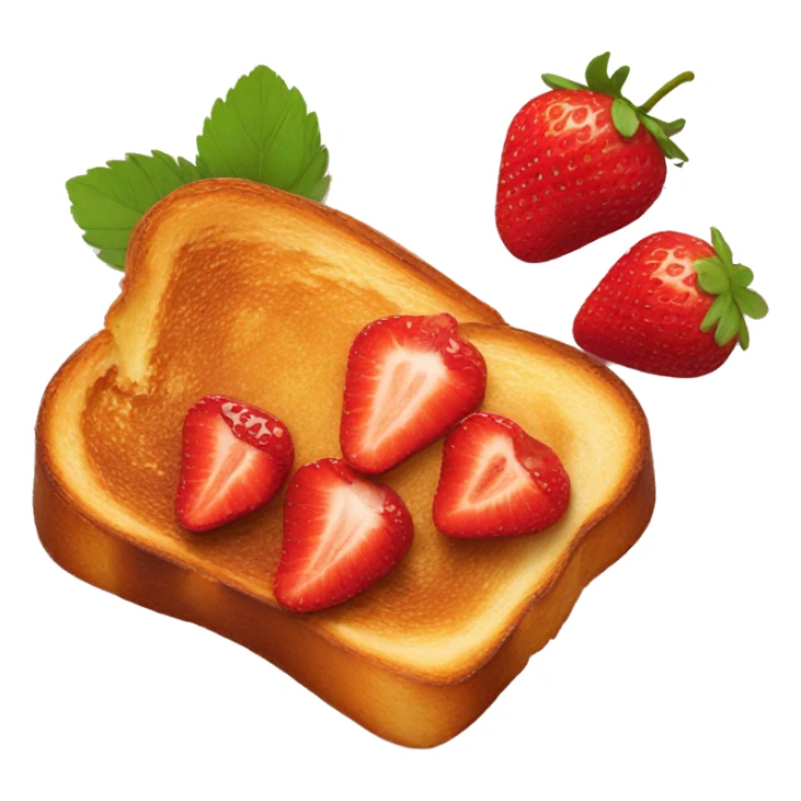 strawberry french toast sticker