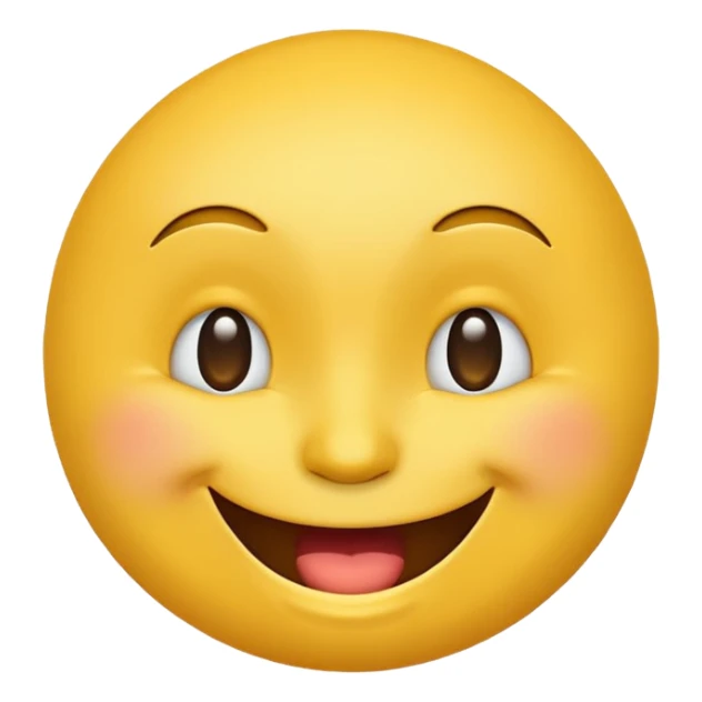 winking face emoji, playful, yellow sticker