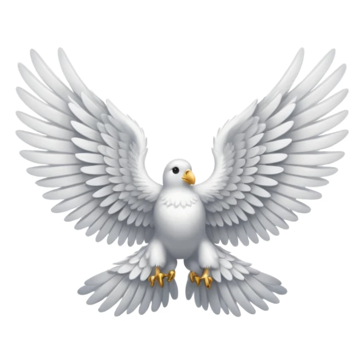 Pair of wings ,in a text copiable format sticker