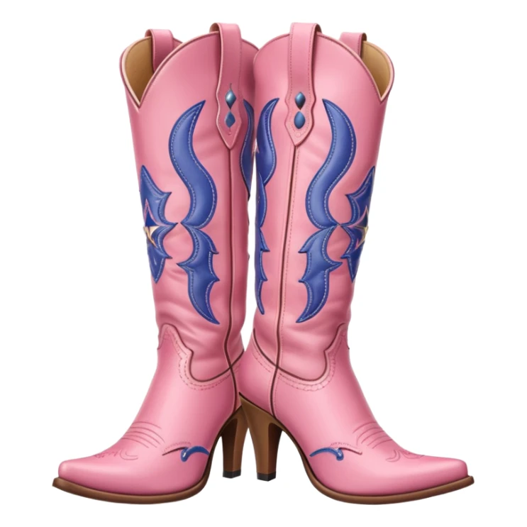 pink cowgirl boots sticker