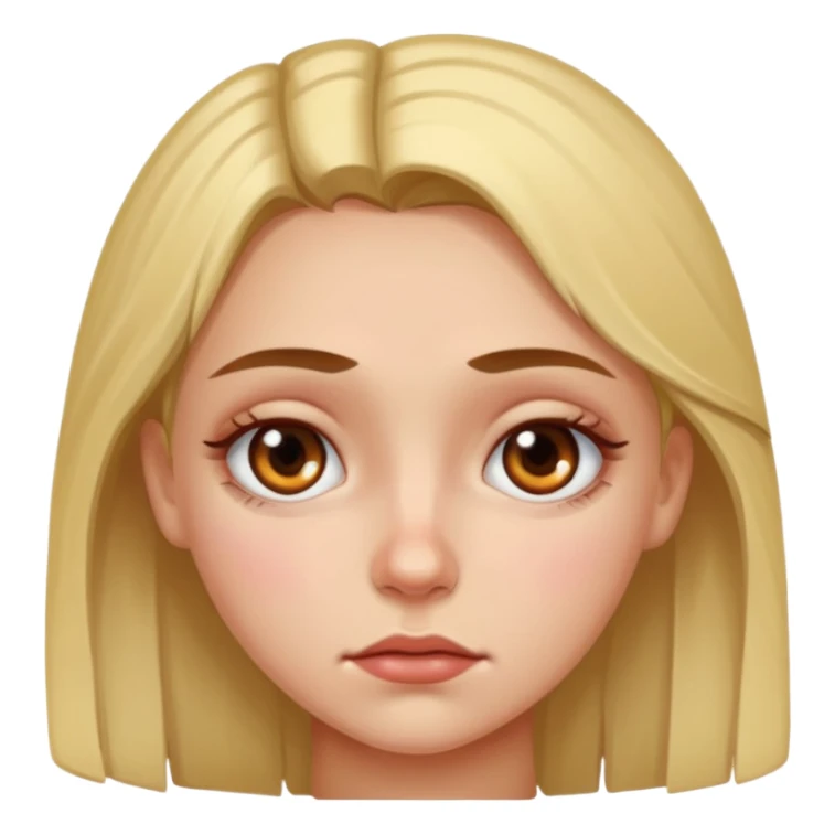 Girl with a bruised eye sticker