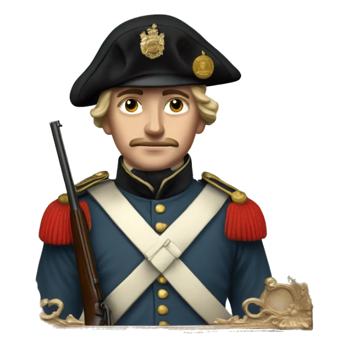 british soldier with rifle 19 century sticker