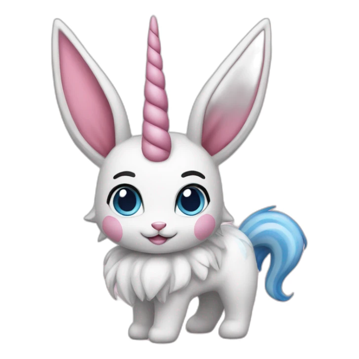 Sylveon-with-unicorn-horn sticker