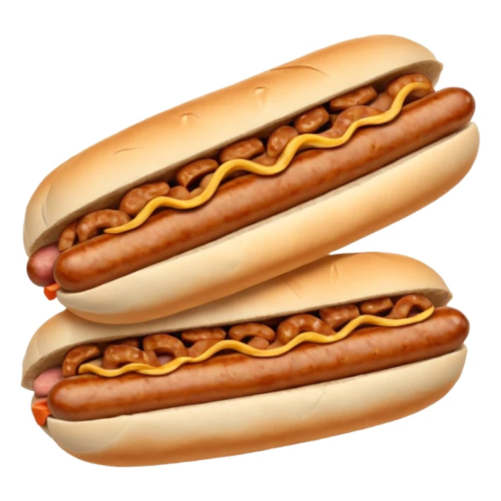 chopped sausages in pita bread sticker