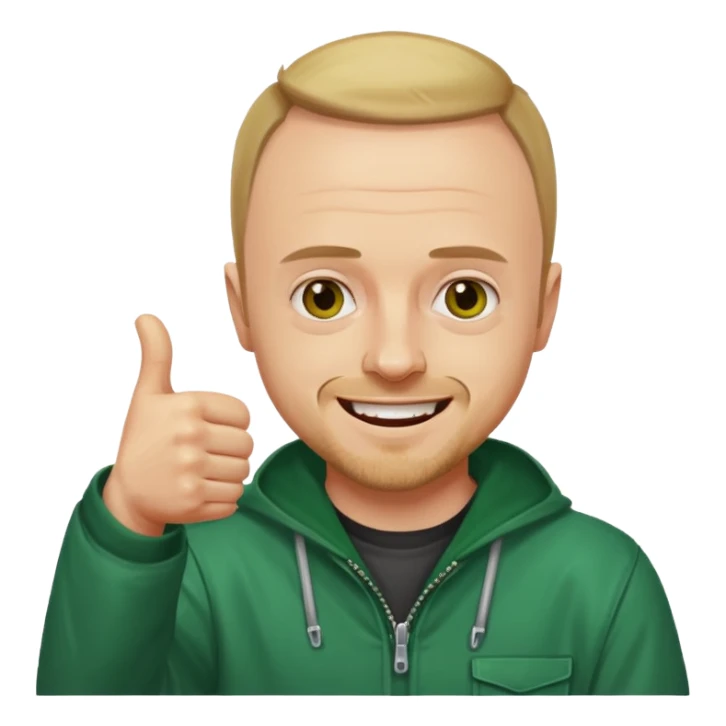 jesse pinkman breaking bad thumbs up sticker