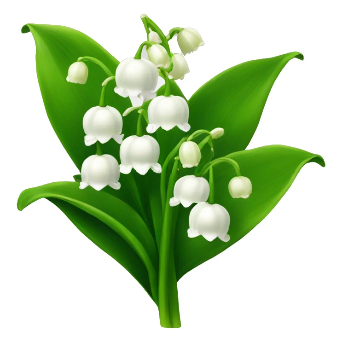 Lily of the valley sticker