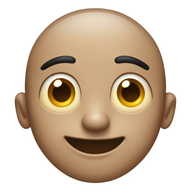 Happy person with one eye twitching sticker