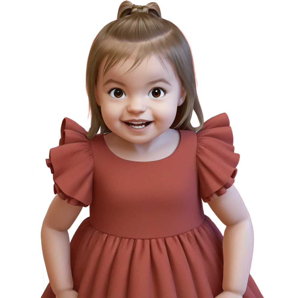 smiling girl in dress emoji