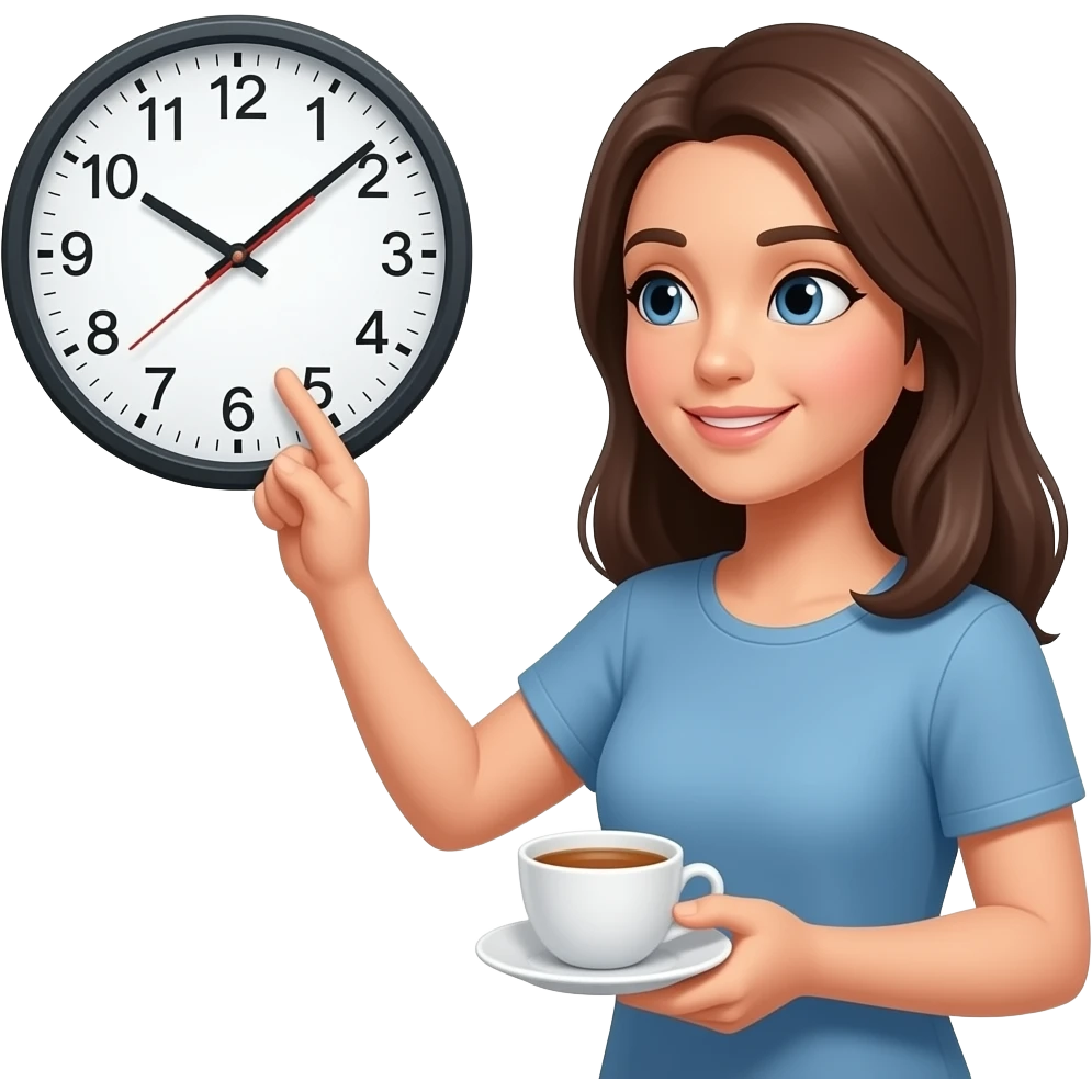 Clock your tea emoji emoji