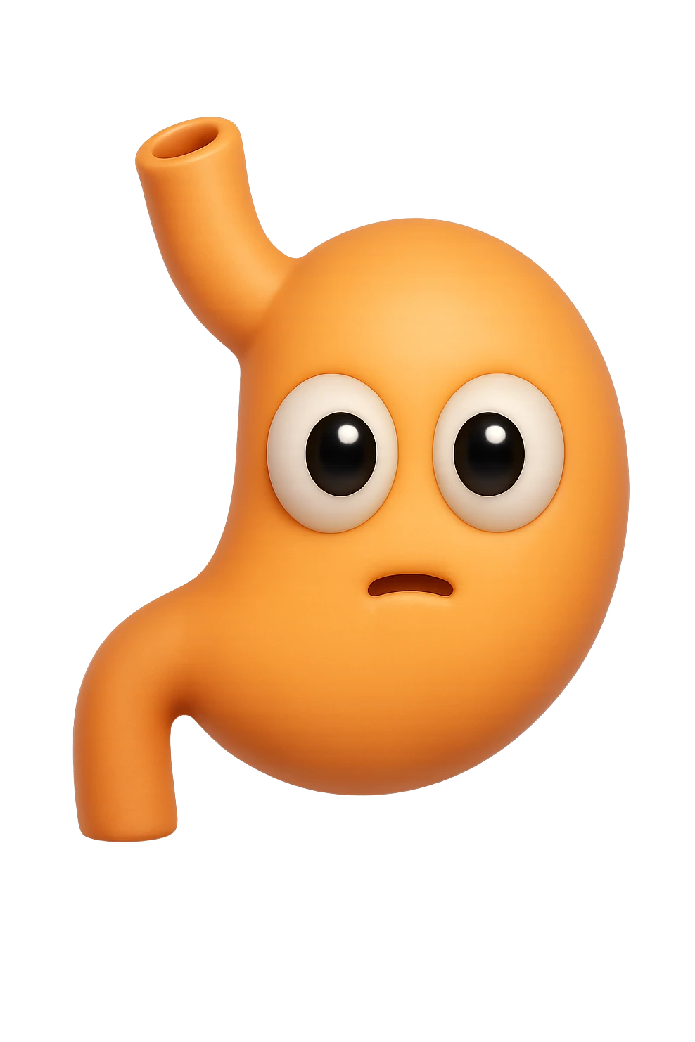 emoji con stomaco e occhi 3d emoji