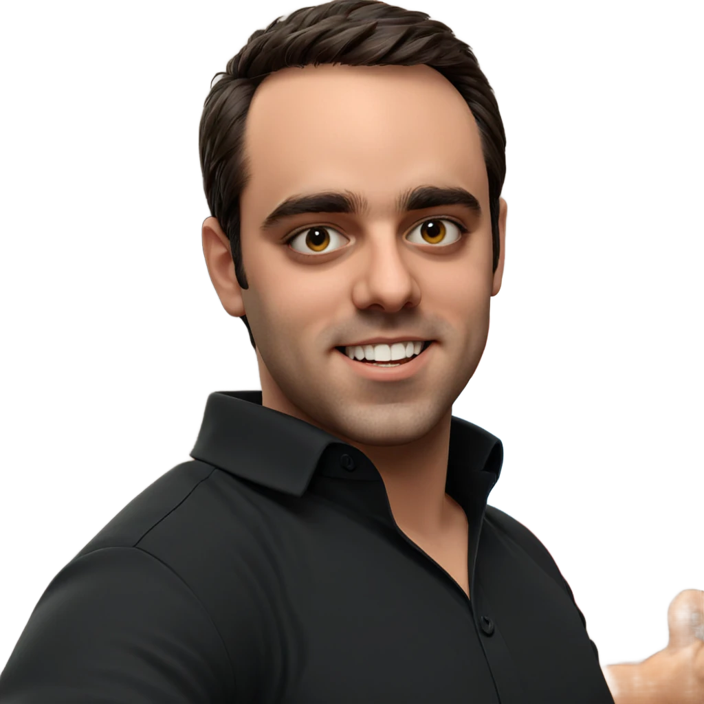 smiling boy in black shirt emoji