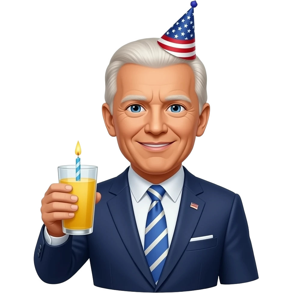 Drink president birthday emoji