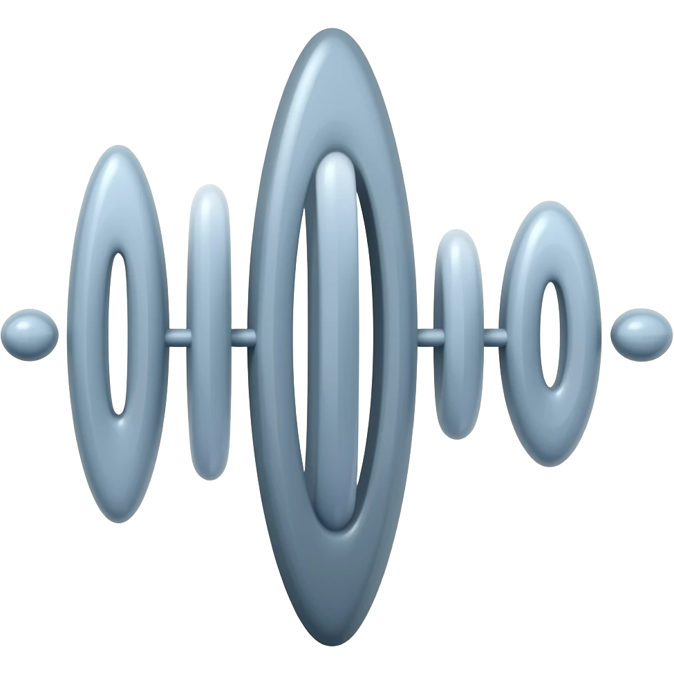 3 volume sound waves rounded as half circles emoji