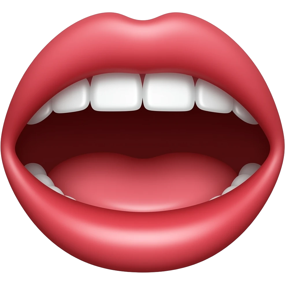 Biiiig mouth emoji