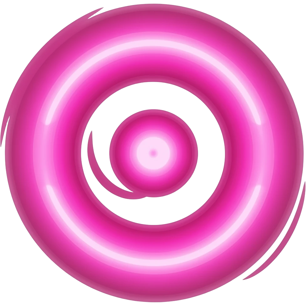 a pink hypno swirl emoji