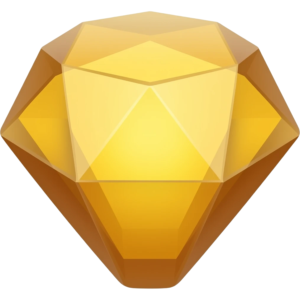 yellow crystal emoji