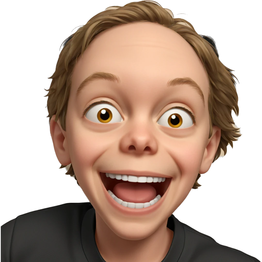 smiling portrait of a boy emoji