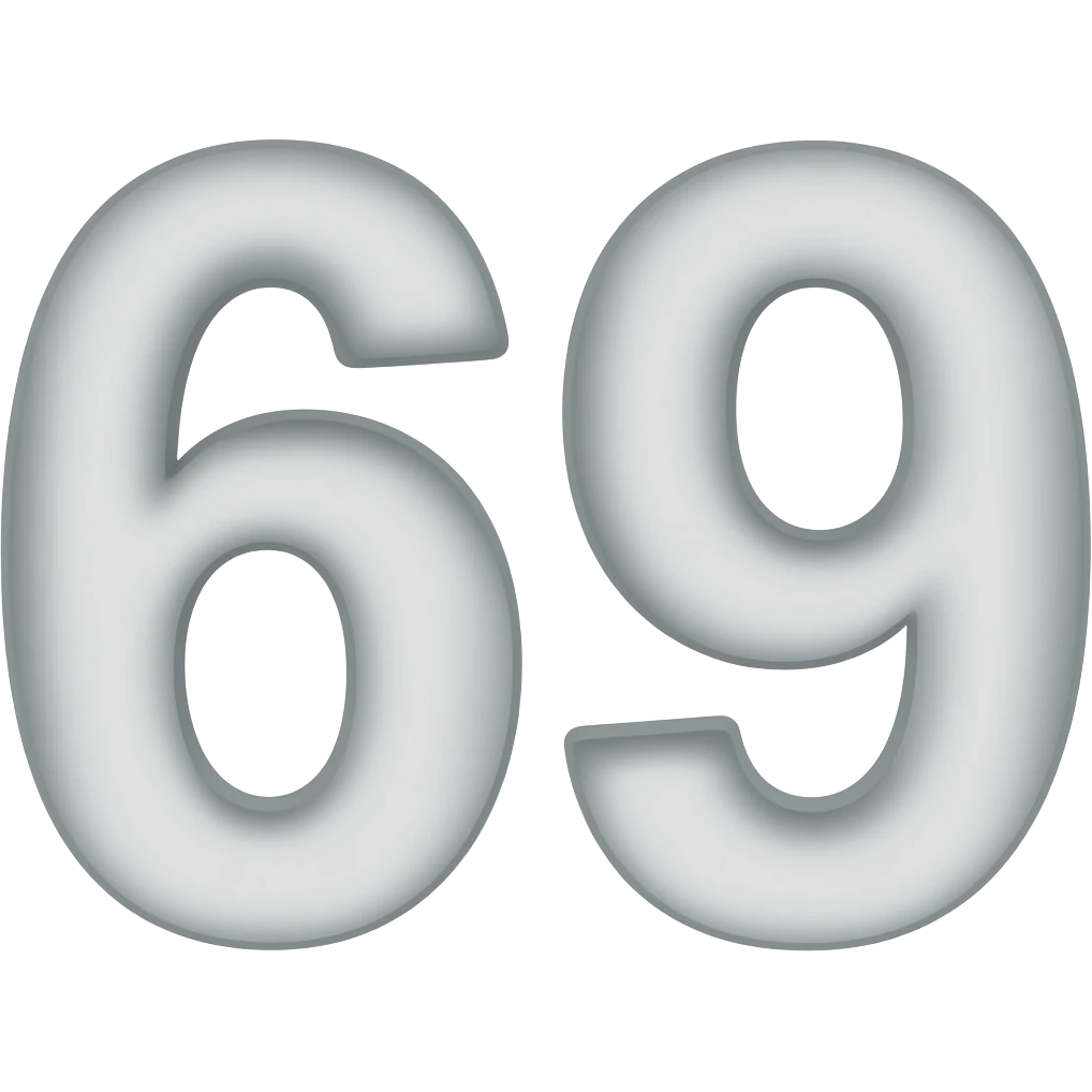 69 number emoji